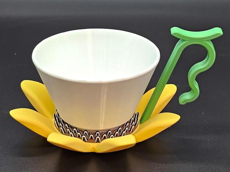 Corcelain Sun Flower