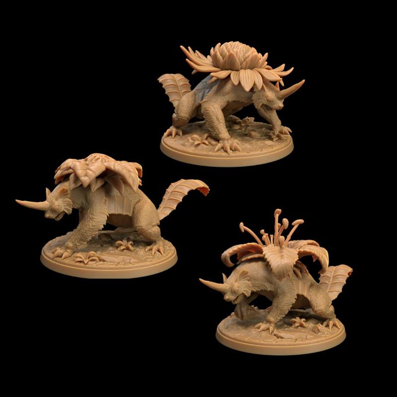 Bloom Badgers | Plus Upgrades | PRESUPPORTED | The Fae Petal Courts