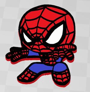 Spiderman keychain