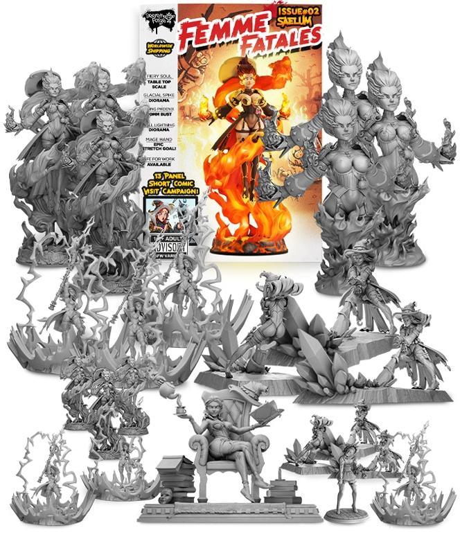 [Bundle] Femme Fatales issue #02: Saelum Lordess Of The Red Tower