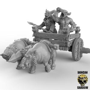 Beastmen Chariot (pre supported)
