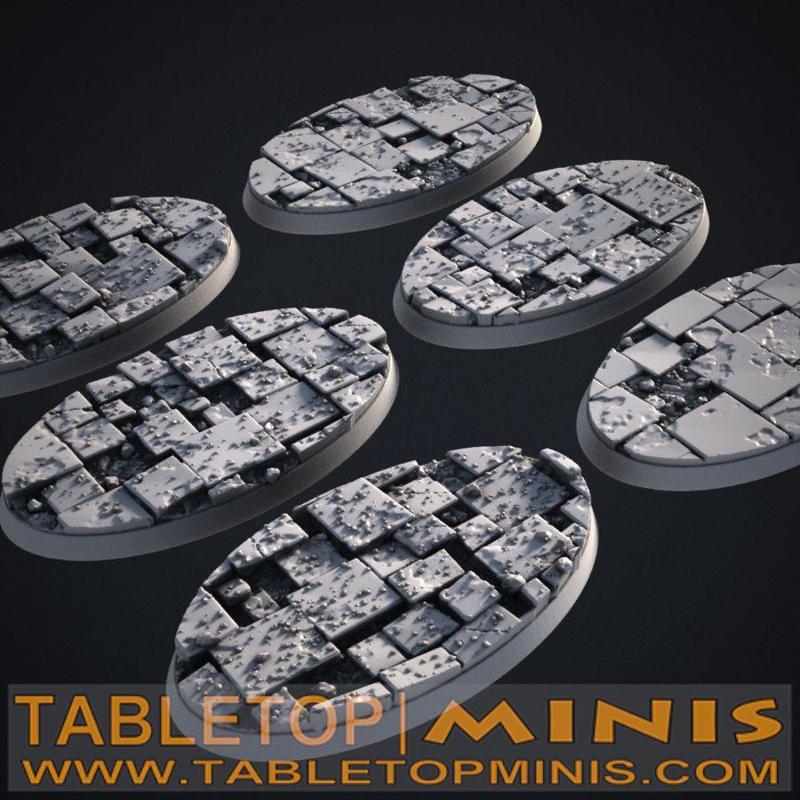 Broken Tiles 75x42mm Bases
