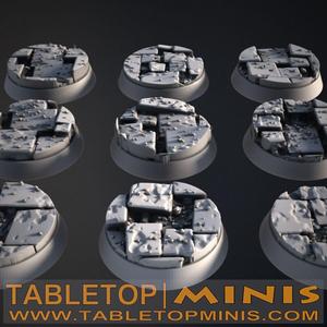Broken Tiles 25mm Bases