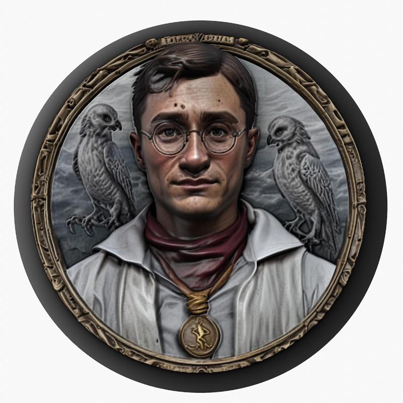Harry Potter (Harry Potter) medallion pendant