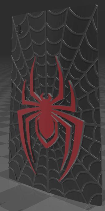 Spiderman PS5 Front Shell Edition