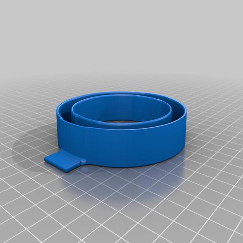 Nutella jar open lid for aluminium anodising