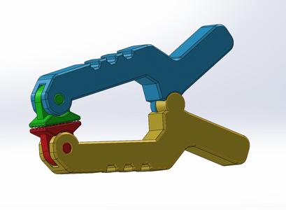 Large opening clamp clip