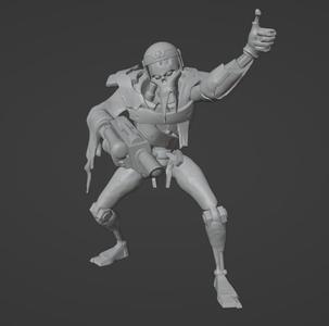 Steve the human guard soldier
