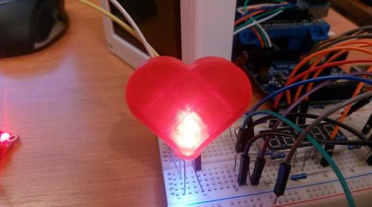 Heart for LED 5mm