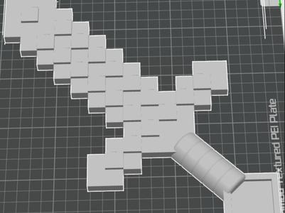 Minecraft Diamond Sword