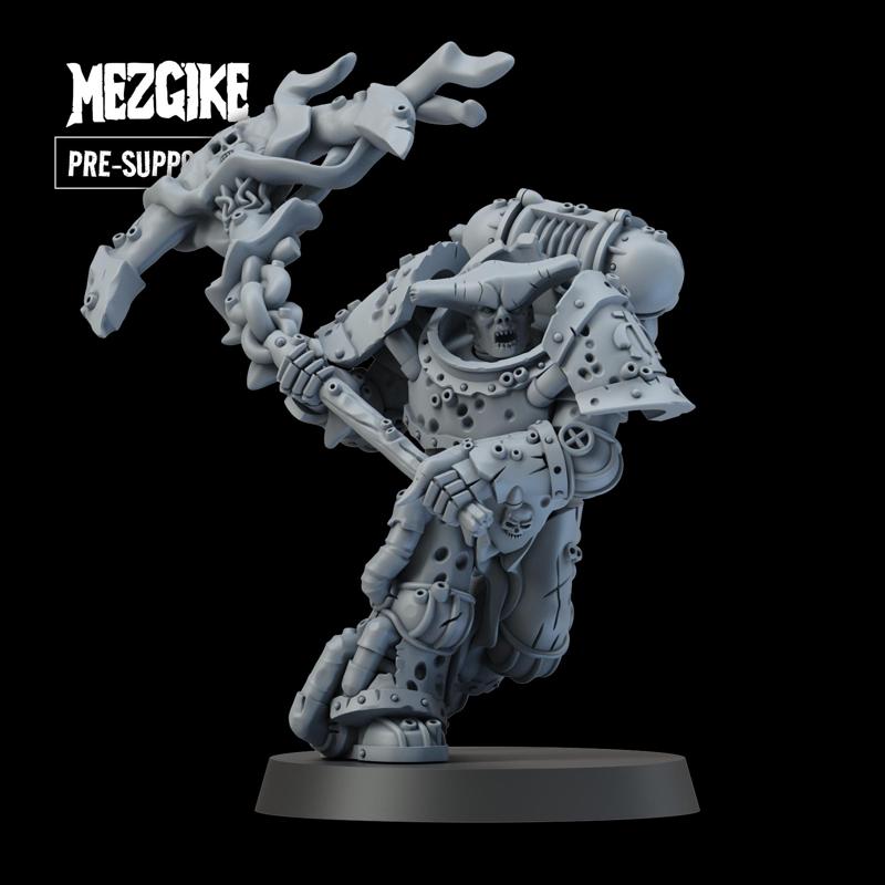 Dredge marine with anchor flail (pre-supported)