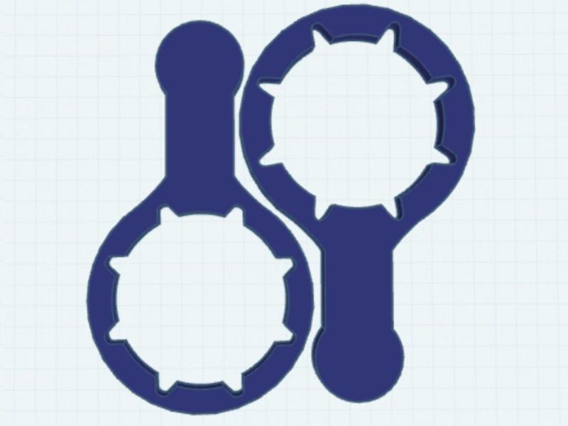 Swimming pool fitting wrench