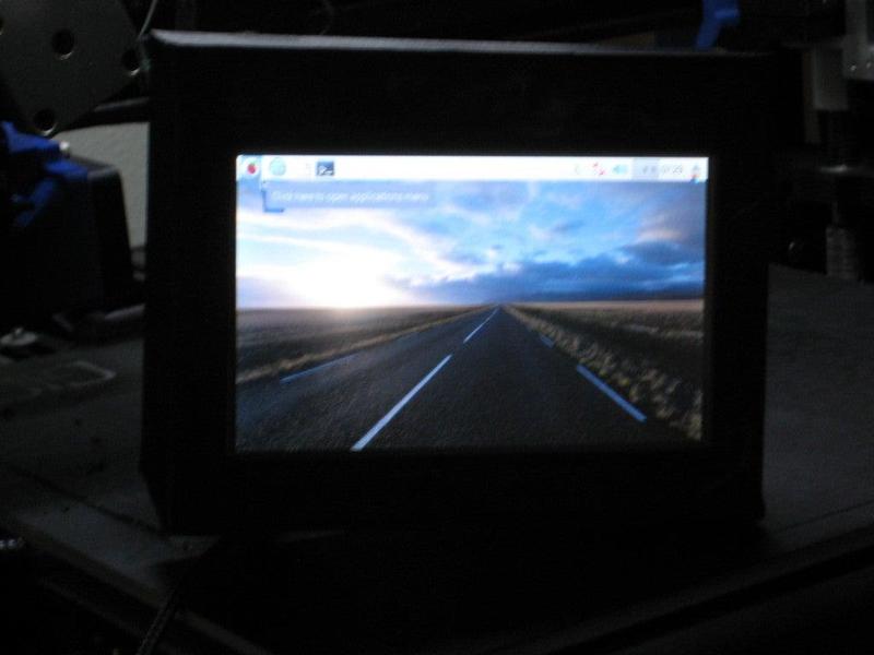 5" touchscreen Raspberrryry PI LCD Bezil with Taz 3 control box cover