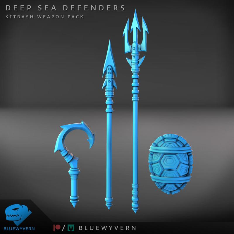 Deep Sea Defenders - Kitbash Weapon Pack A
