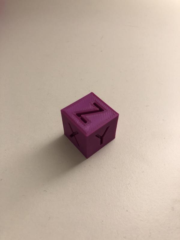 XYZ-10mm Calibration Cube