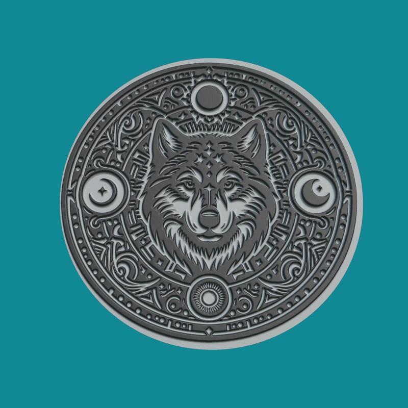 Wolf Print Model
