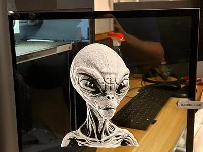 Alien Character HueForge