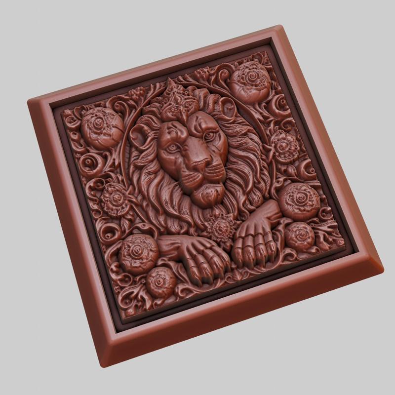 lion Animal 3D Model for CNC Router Laser & 3D Printer