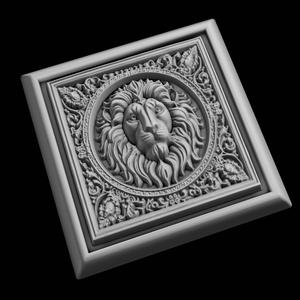 Lion Animal 3D Model for CNC Router Laser & 3D Printer