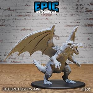 Bipedal Dragon Roar ‧ DnD Miniature ‧ Tabletop Miniatures ‧ Gaming Monster ‧ 3D Model ‧ RPG ‧ DnDminis ‧ STL FILE