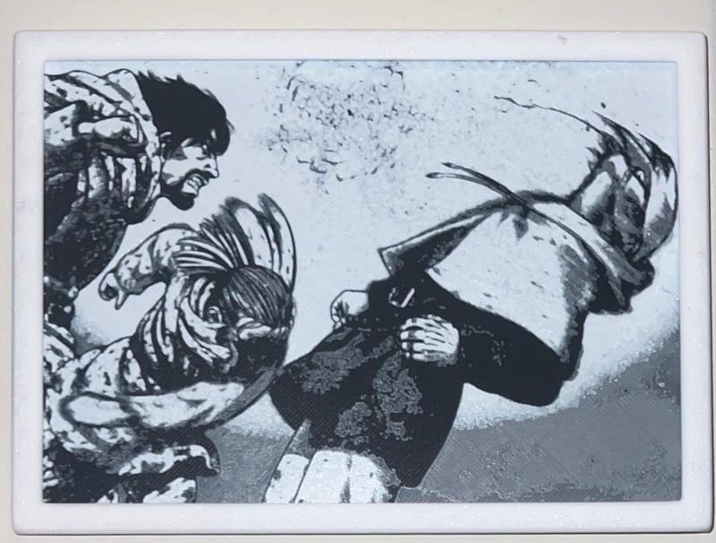 Thorfinn Punch Vinland Saga Manga Panel - made w/ HueForge