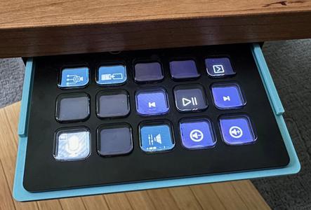 Streamdeck desk drawer