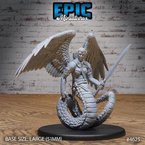 Holy Serpent ‧ DnD Miniature ‧ Tabletop Miniatures ‧ Gaming Monster ‧ 3D Model ‧ RPG ‧ DnDminis ‧ STL FILE