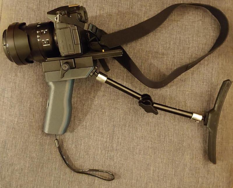 Carbine Camera - A grip and stock for your mirrorless or DSLR camera