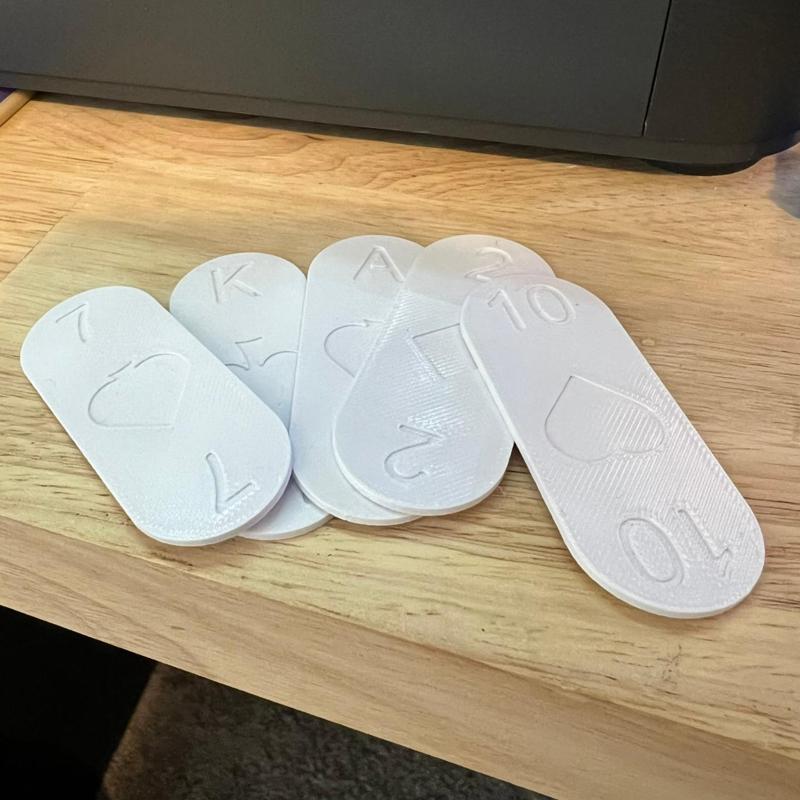 Simple Playing Card Tokens