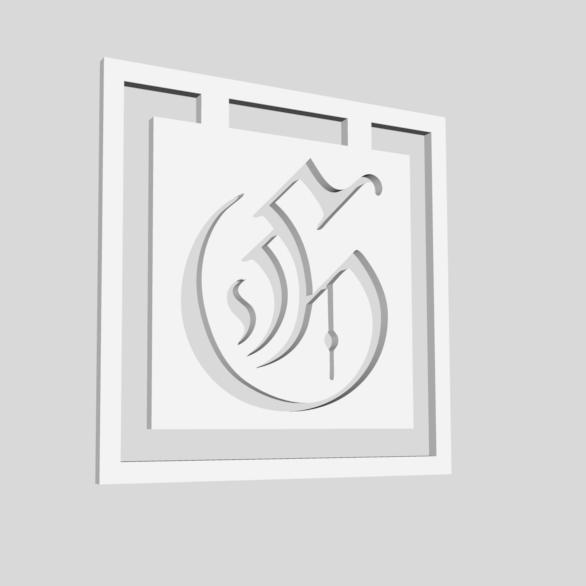 Alphabet Monogram Bookmarks Letter G