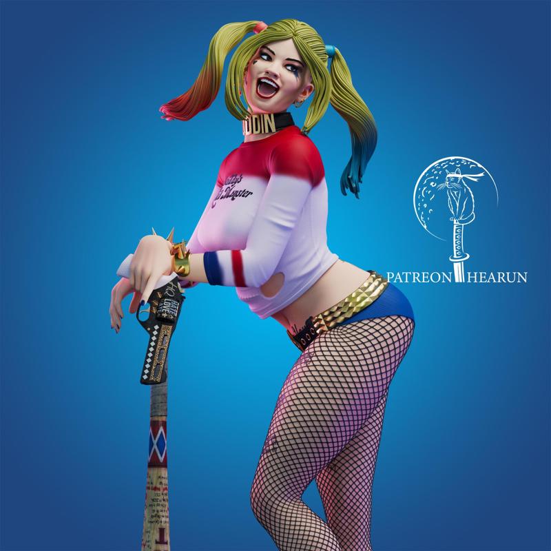 Harley Quinn SFW Ready For 3D Printing