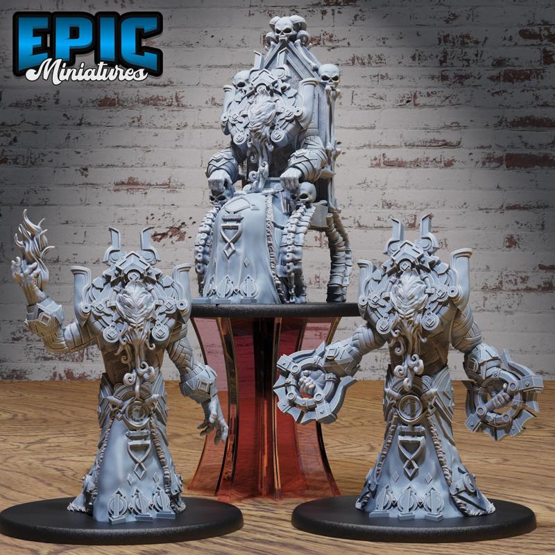 Mind Emperor Set ‧ DnD Miniature ‧ Tabletop Miniatures ‧ Gaming Monster ‧ 3D Model ‧ RPG ‧ DnDminis ‧ STL FILE
