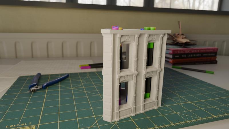 Amsterdam style penholder