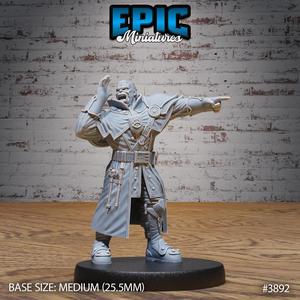 Orc Guild Mage Shouting ‧ DnD Miniature ‧ Tabletop Miniatures ‧ Gaming Monster ‧ 3D Model ‧ RPG ‧ DnDminis ‧ STL FILE