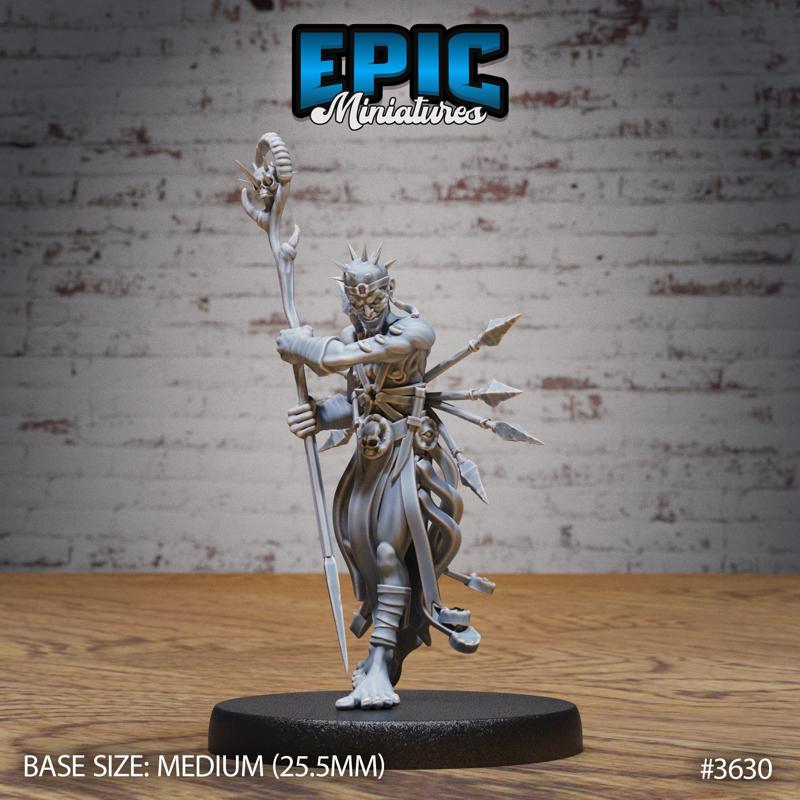Old Heretic ‧ DnD Miniature ‧ Tabletop Miniatures ‧ Gaming Monster ‧ 3D Model ‧ RPG ‧ DnDminis ‧ STL FILE