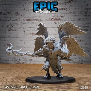 Demon Lord Pazuzu Magic ‧ DnD Miniature ‧ Tabletop Miniatures ‧ Gaming Monster ‧ 3D Model ‧ RPG ‧ DnDminis ‧ STL FILE