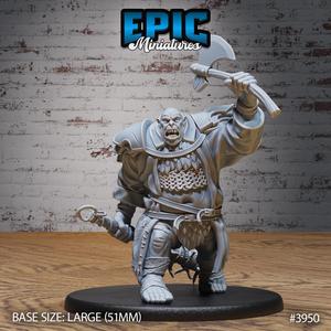 Docks Ogre Attack ‧ DnD Miniature ‧ Tabletop Miniatures ‧ Gaming Monster ‧ 3D Model ‧ RPG ‧ DnDminis ‧ STL FILE