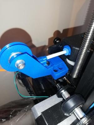 Filament guide for Geeetech A10 + BMG extruder + Runout sensor