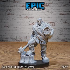 Orc Villager Lumberjack ‧ DnD Miniature ‧ Tabletop Miniatures ‧ Gaming Monster ‧ 3D Model ‧ RPG ‧ DnDminis ‧ STL FILE