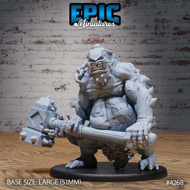 Troll Mutant ‧ DnD Miniature ‧ Tabletop Miniatures ‧ Gaming Monster ‧ 3D Model ‧ RPG ‧ DnDminis ‧ STL FILE