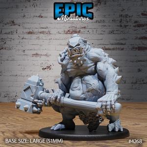 Troll Mutant ‧ DnD Miniature ‧ Tabletop Miniatures ‧ Gaming Monster ‧ 3D Model ‧ RPG ‧ DnDminis ‧ STL FILE