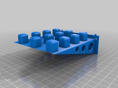 Hex Bit Socket holder for pegboard