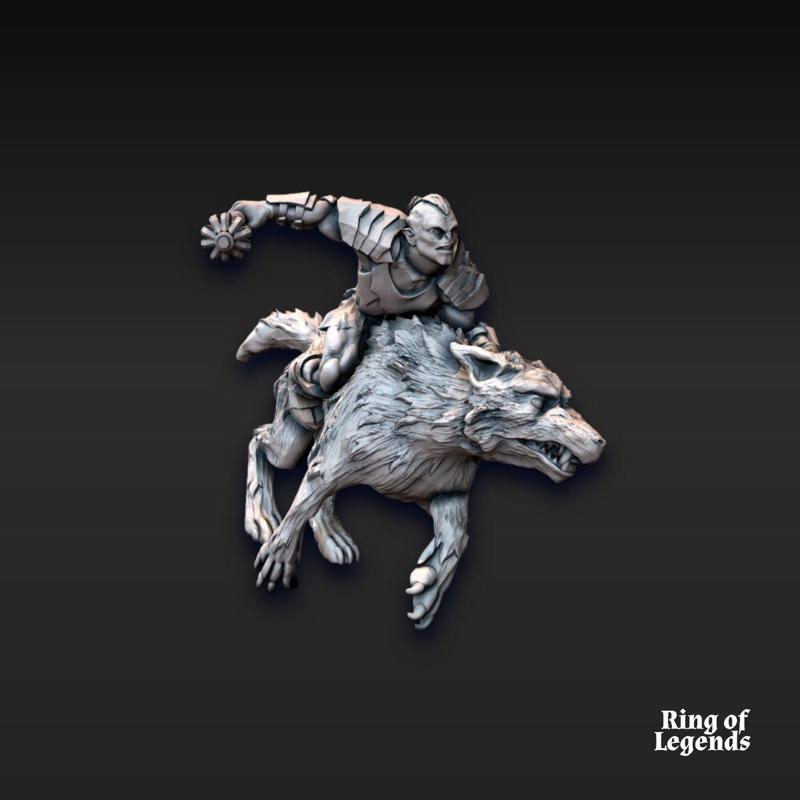 The Irreverent - Mounted | Super Orcs | Fantasy | Ring of legends