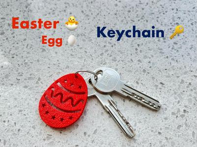 Easter egg keychain