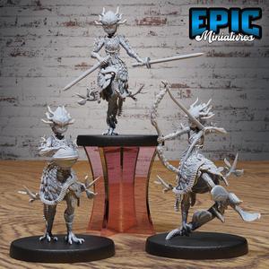 Nut Dryad Set ‧ DnD Miniature ‧ Tabletop Miniatures ‧ Gaming Monster ‧ 3D Model ‧ RPG ‧ DnDminis ‧ STL FILE