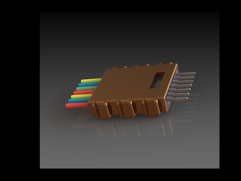 Connector housing Dupont 7Pin