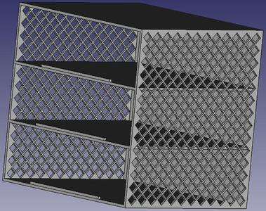 Hard drive shelf