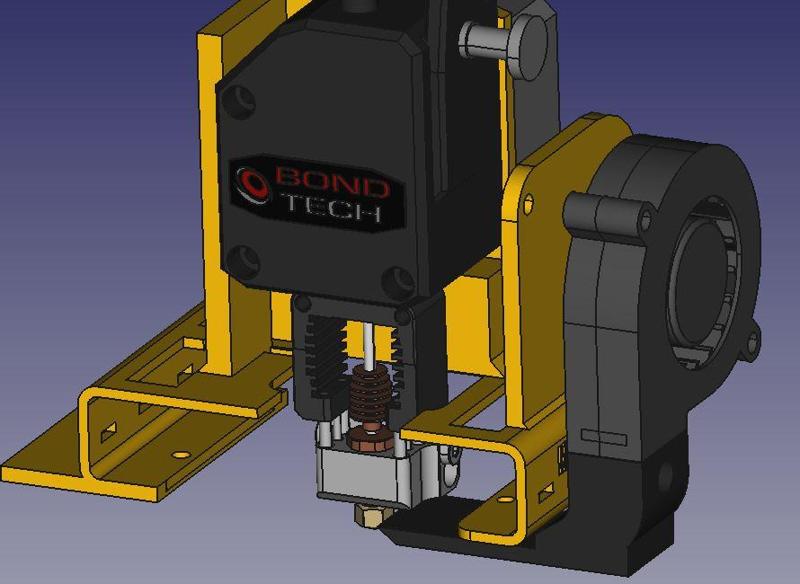 Mosquito hotend and Bondtech BMG carriage for Witbox