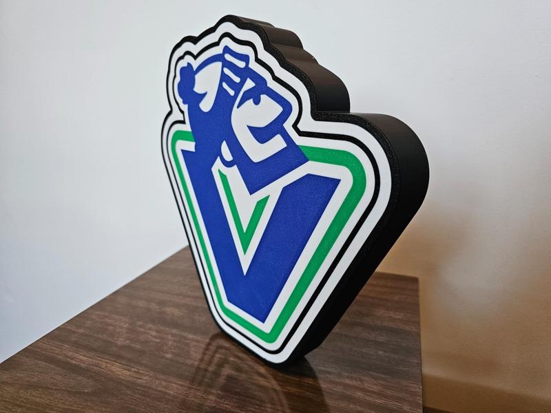 Johnny Canuck - Vancouver Canucks LED Lightbox