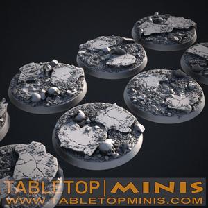 Cracked Earth 50mm Bases